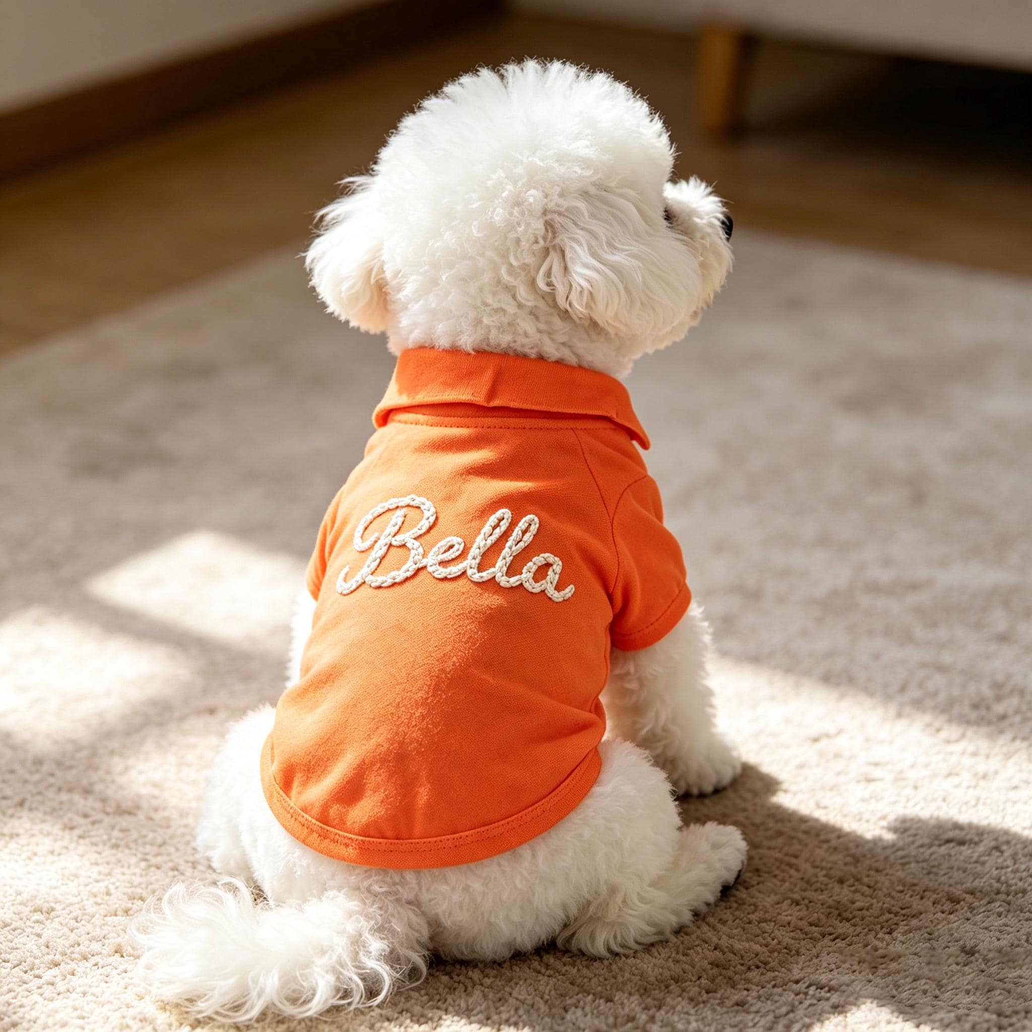 Personalized Embroidered Name Pet Polo Shirt | inCloth101