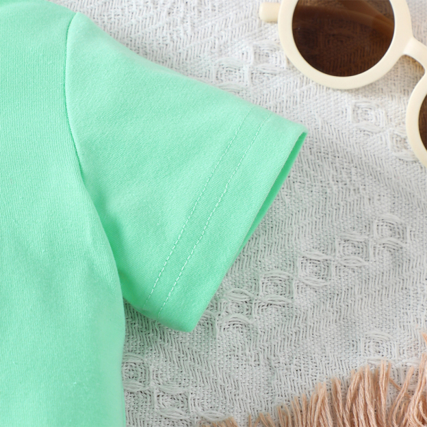 Personalized Boys Summer Vibe T-Shirt and Shorts Set | inSet48