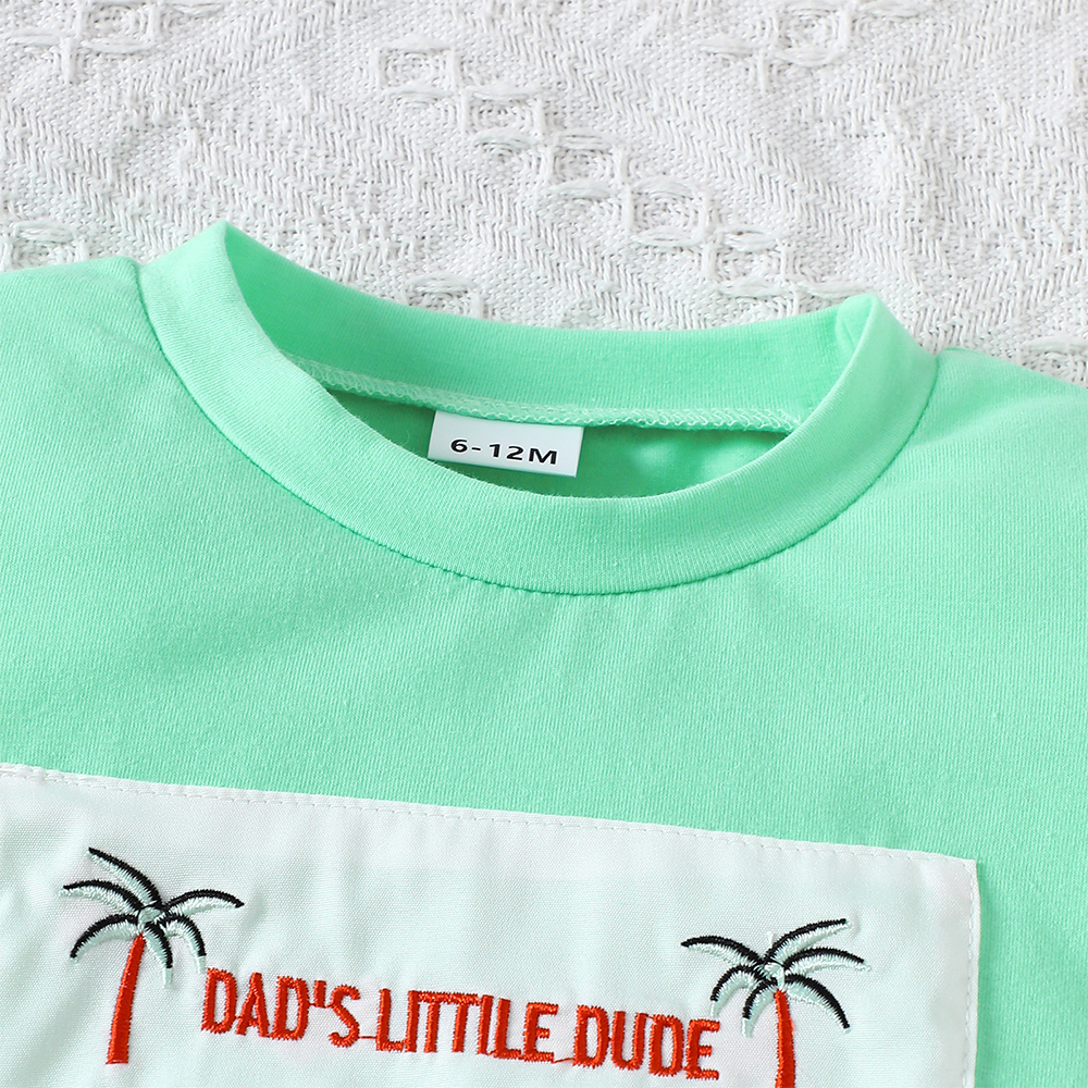 Personalized Boys Summer Vibe T-Shirt and Shorts Set | inSet48