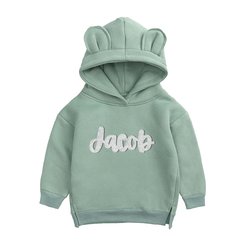 Personalized Hand-Embroidered Kid Cozy Soft Crewneck Sweatshirt | inSweatshirt06