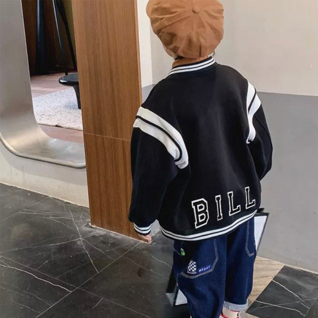 Personalized Hand Patch Kids Warm Basketball Jacket | inJacket14