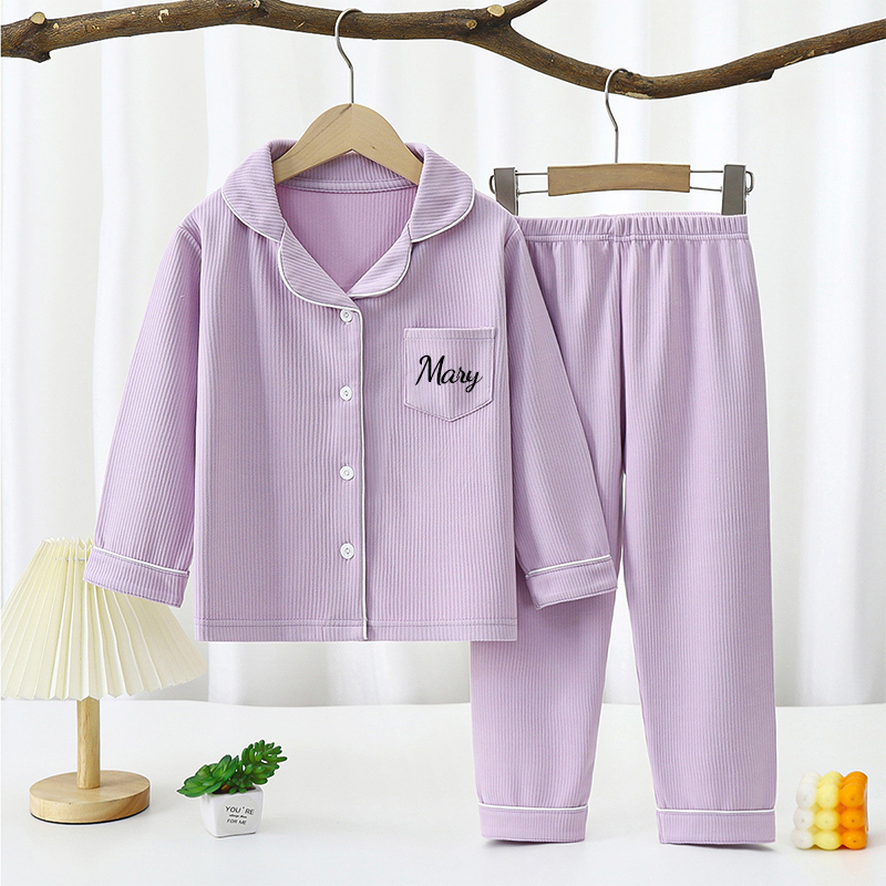 Personalized Christmas Kids Pajamas Set | inSet35