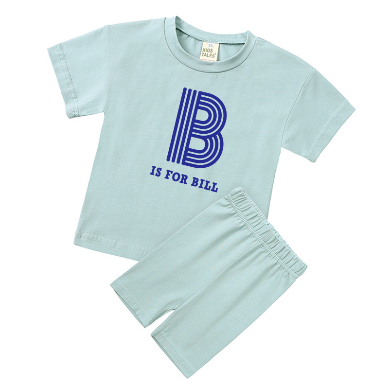 Personalized Kid Cozy Color Short Outfit Set | inSet41