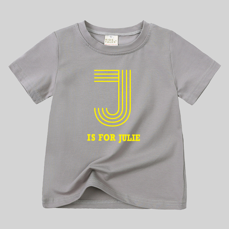 Personalized Kid Cozy Soft Color T-Shirt | inTee02