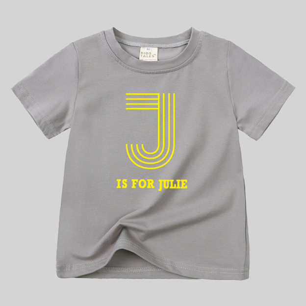 Personalized Kid Cozy Soft Color T-Shirt | inTee02