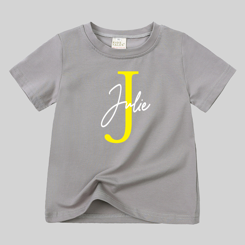 Personalized Kid Cozy Soft Color T-Shirt | inTee03