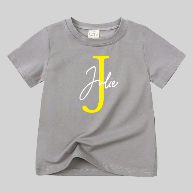 Personalized Kid Cozy Soft Color T-Shirt | inTee03