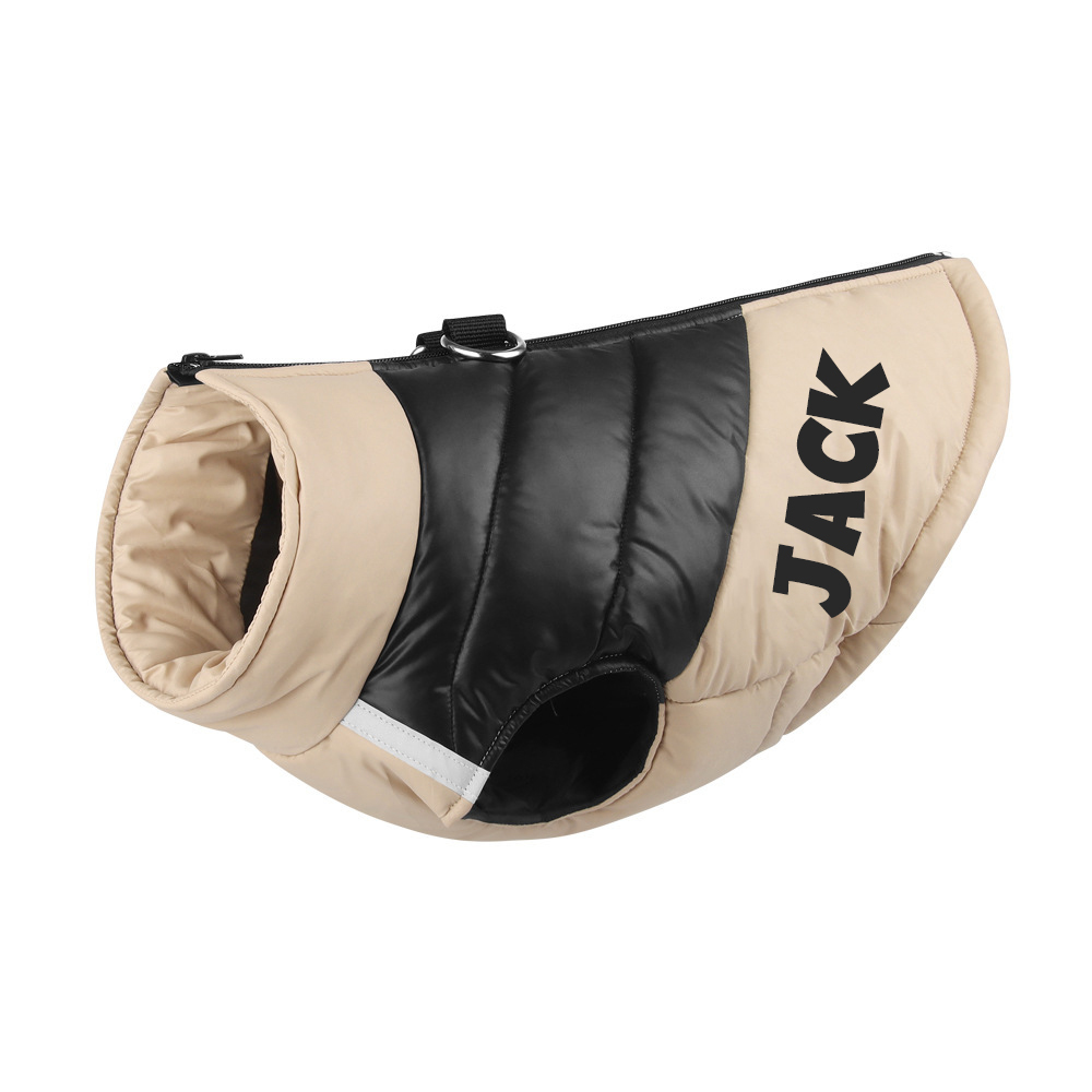 Personalized Pet Winter Warm Reflective Safety Puffer Vest | BKPet277