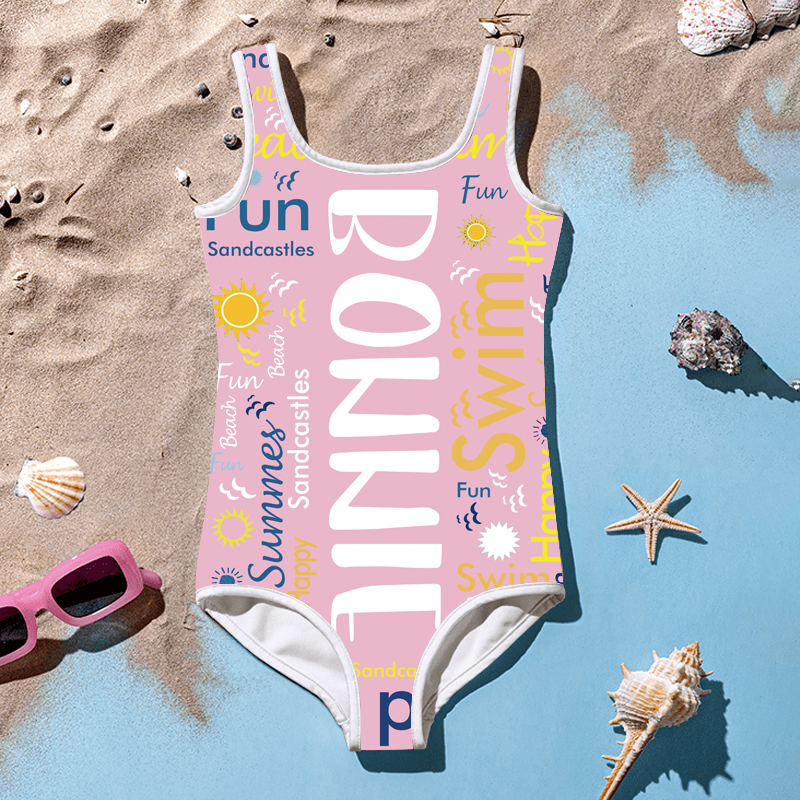 Personalized Sunshine Color Swimsuit for Summer | InSwin04