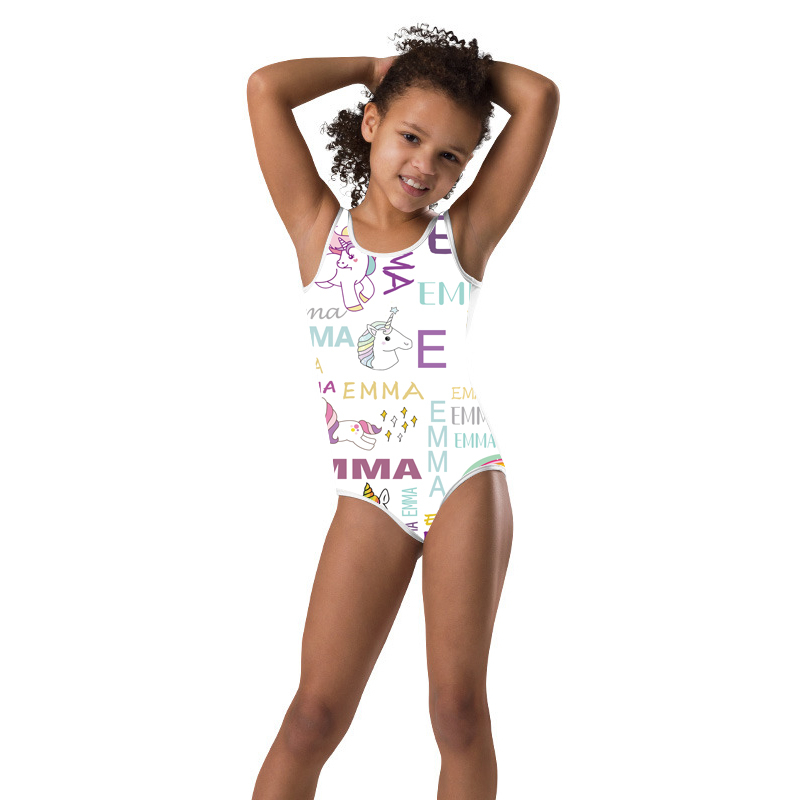 Personalized Unicorn Pattern Swimsuit for Summer | InSwin07