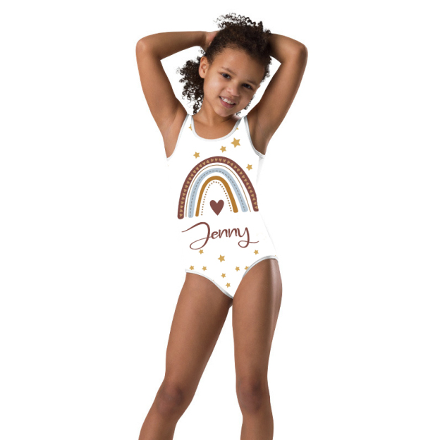 Personalized Rainbow Pattern Swimsuit for Summer | InSwin09