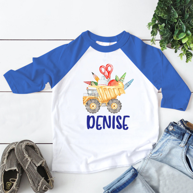 Personalized Kid Cozy Back to School Sweatshirt | inSweatshirt63