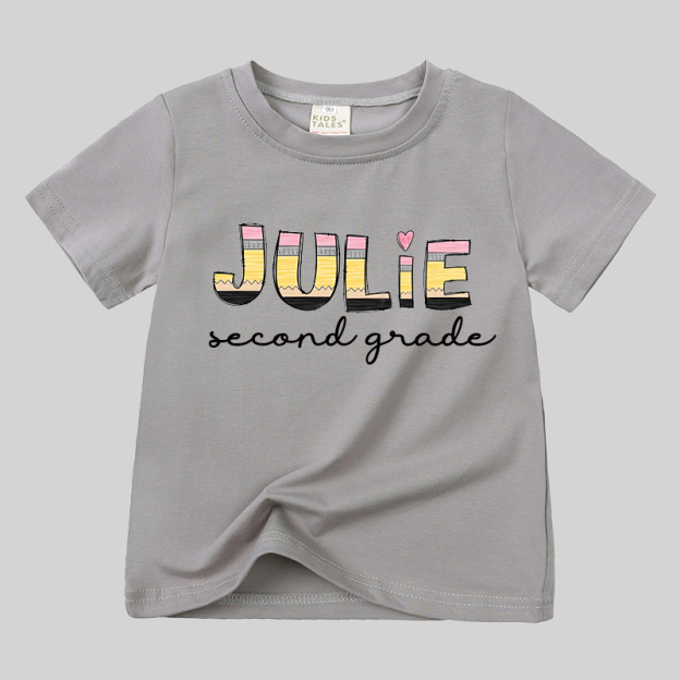 Personalized Kid Cozy Back to School T-Shirt | inTee10