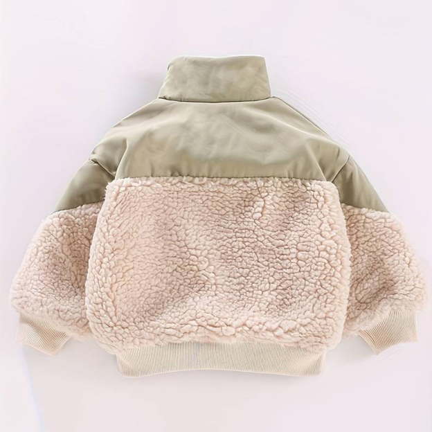 Personalized Kids Puffy Sherpa Pullover | inJacket47