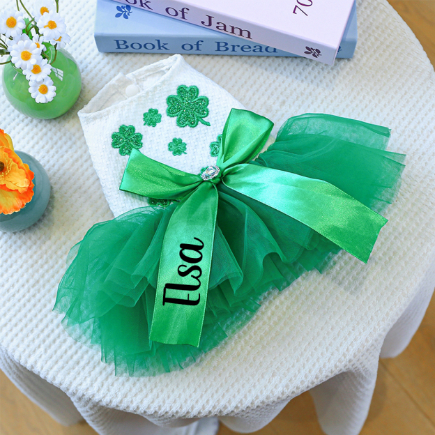 Personalized Pet Lucky St. Patrick's Day Dress | inCloth11