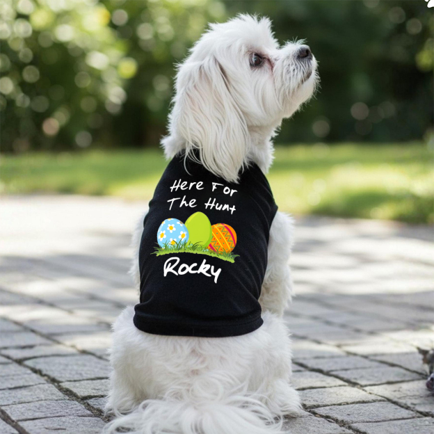 Personalized Easter egg hunt Pet Shirt | inCloth13