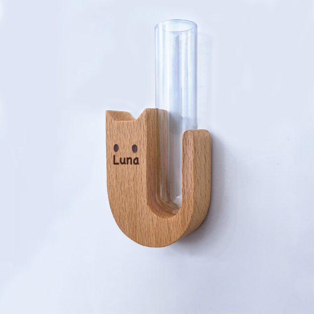 Personalized Wooden Cat Whisker Magnetic Holder | inAccs17
