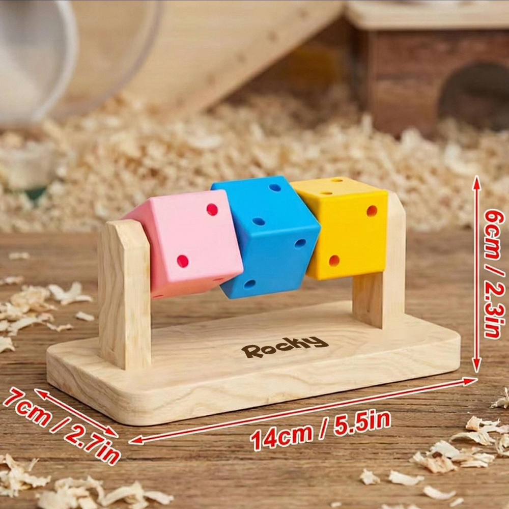 Personalized Hamster Wooden Puzzle Toy | inToy04