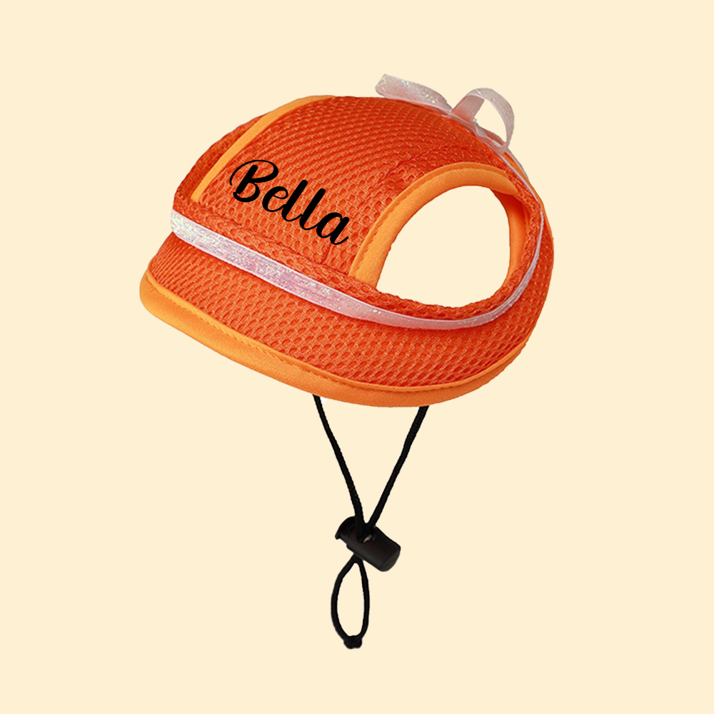 Personalized Name Pet Breathable Mesh Hat | inHat02