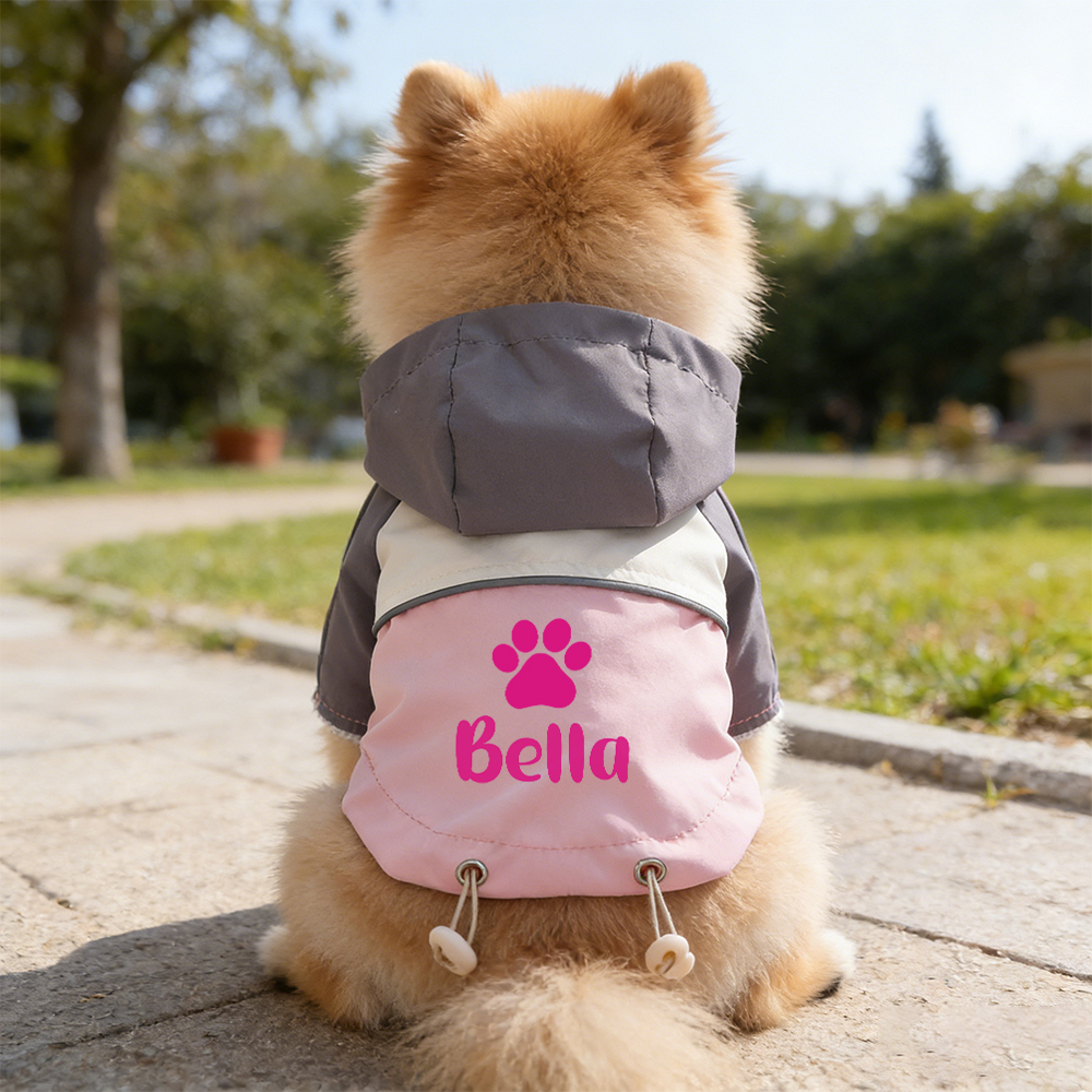 Personalized Name Pet Waterproof Jacket | inCloth54