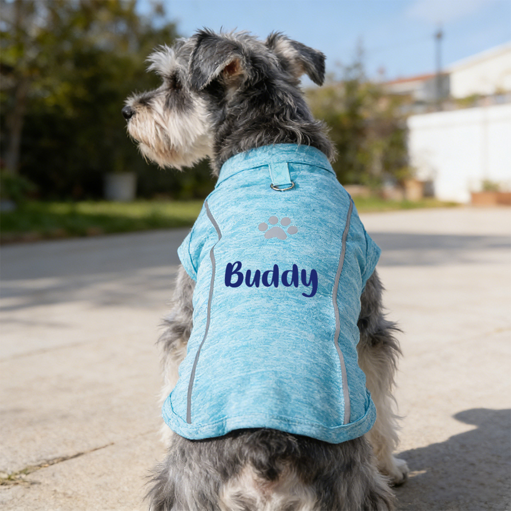 Personalised Summer Breathable Reflective Pet Shirt | inCloth88
