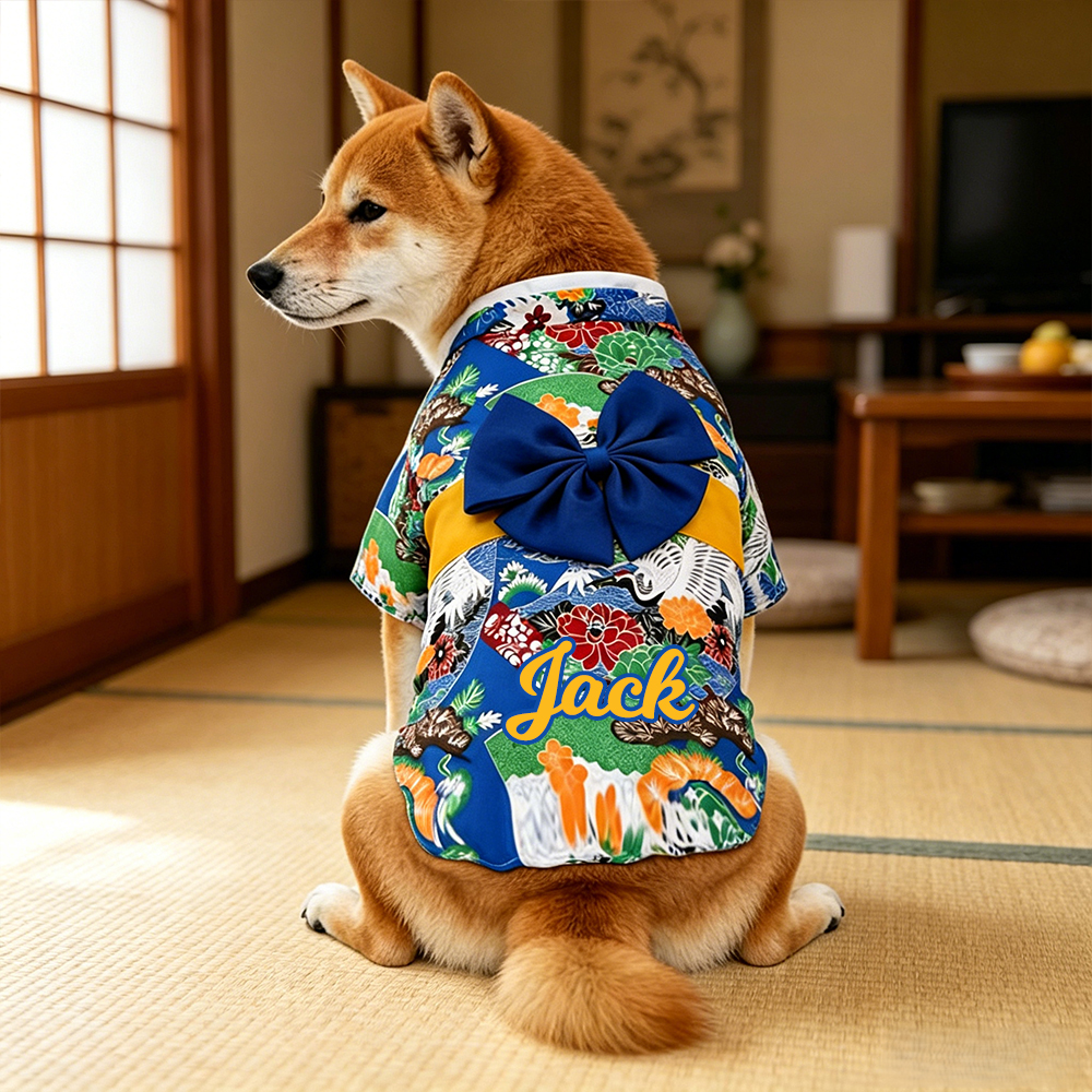 Personalized Pet Japanese Kimono | inCloth104