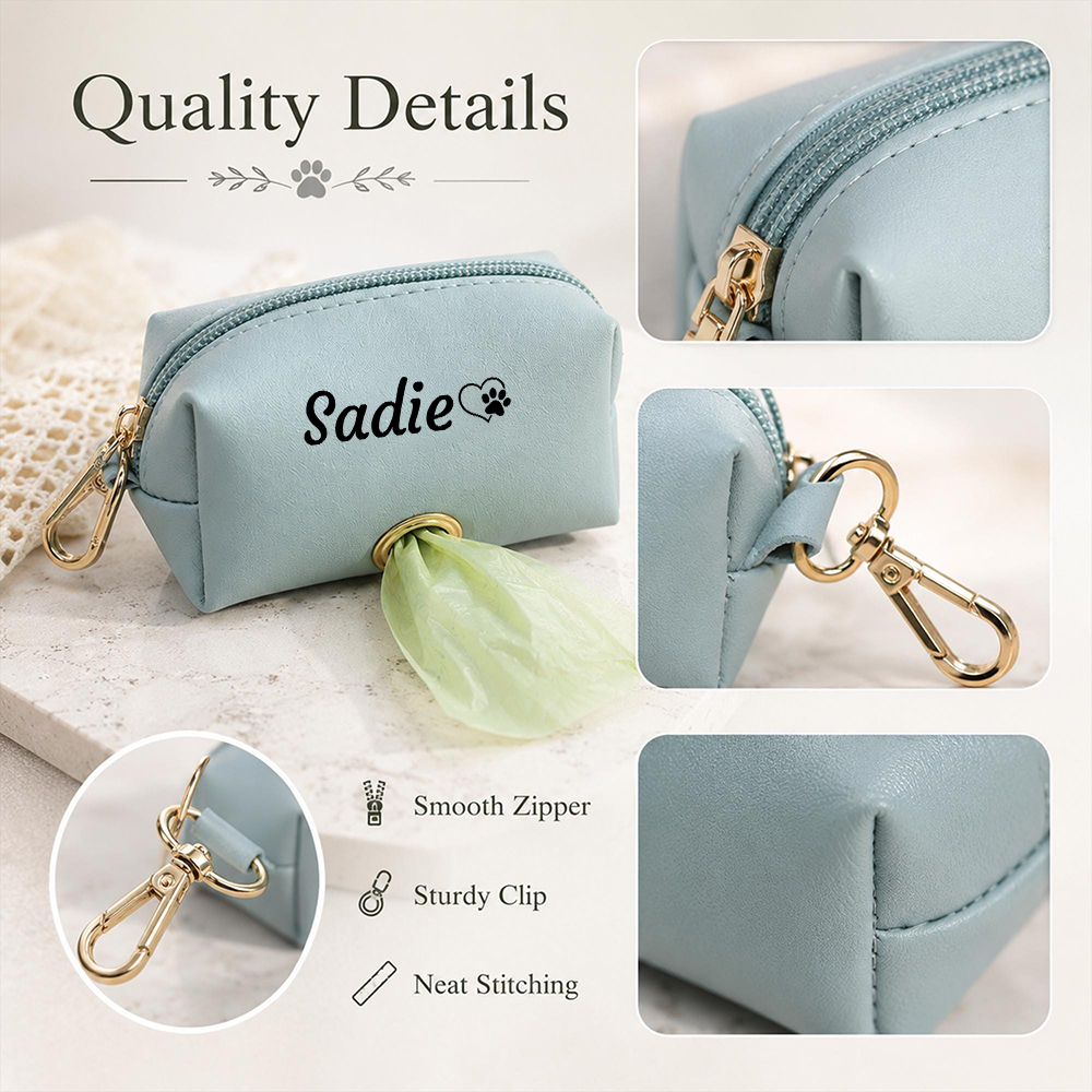 Personalized Name Pet Poop Bag Storage Bag | inAccs62
