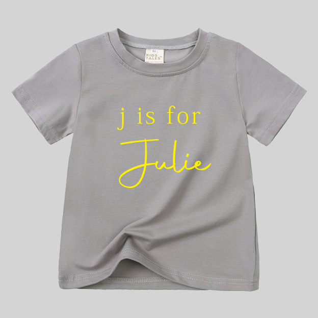 Personalized Kid Cozy Soft Color T-Shirt | inTee01