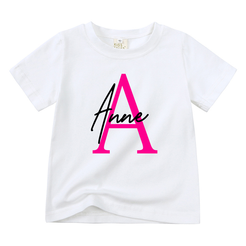 Personalized Kid Cozy Soft Color T-Shirt | inTee03