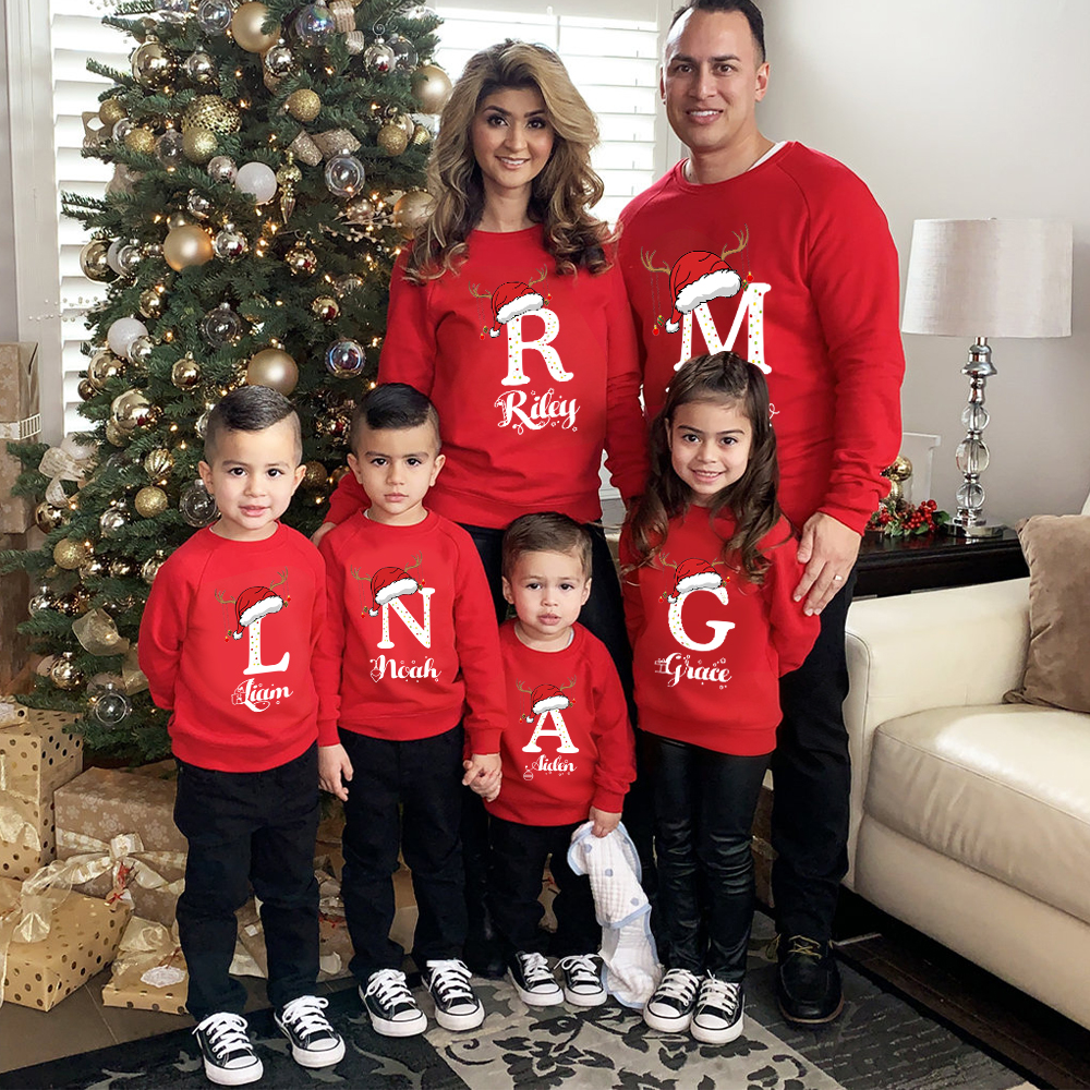 Personalized Christmas Matching Family Sweatshirt | InFamily02