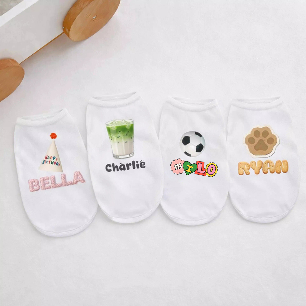 Personalized Name Funny Summer Pet Vest | inCloth89
