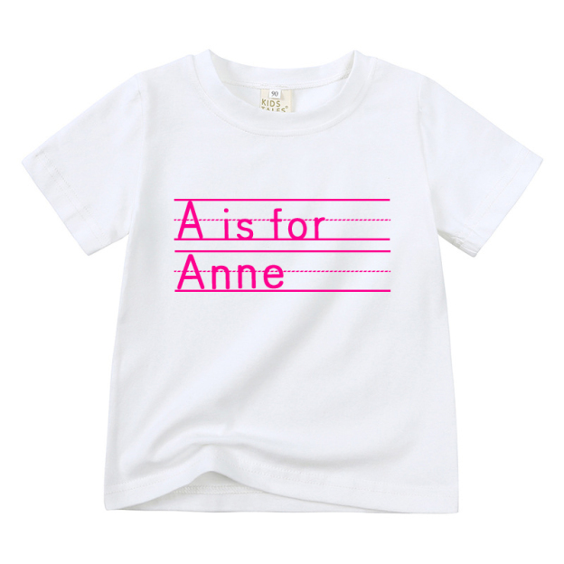 Personalized Kid Cozy Soft Color T-Shirt | inTee04