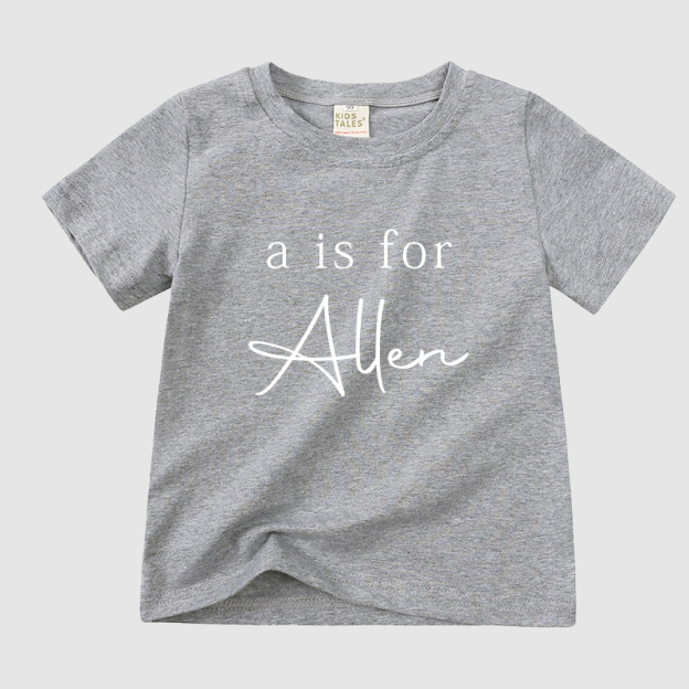 Personalized Kid Cozy Soft Color T-Shirt | inTee01