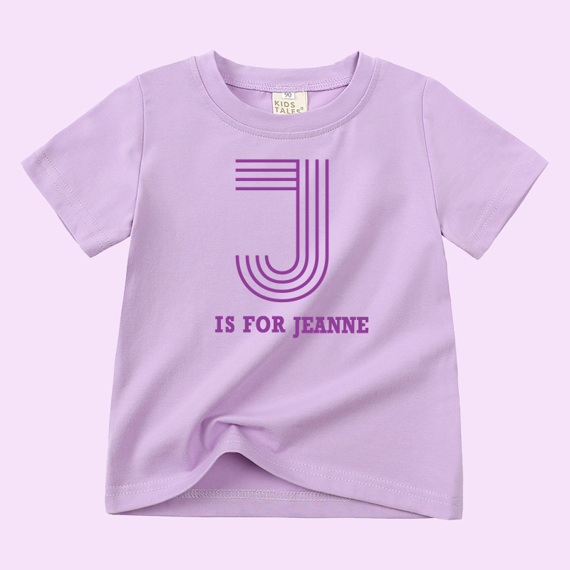Personalized Kid Cozy Soft Color T-Shirt | inTee02