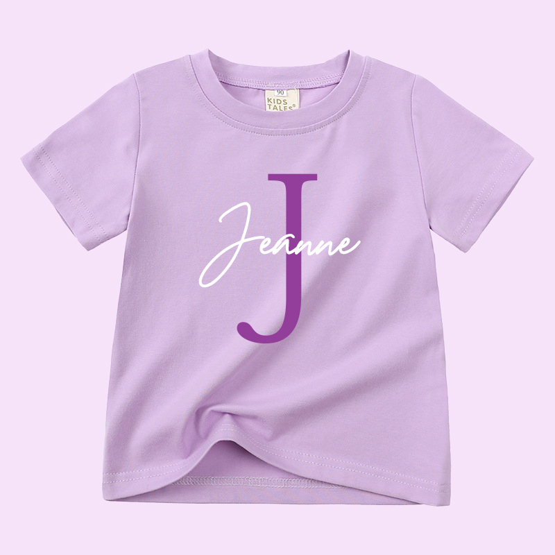 Personalized Kid Cozy Soft Color T-Shirt | inTee03