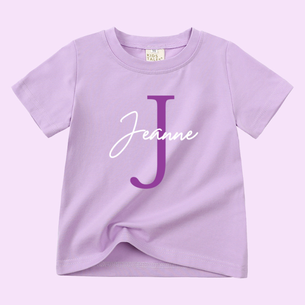 Personalized Kid Cozy Soft Color T-Shirt | inTee03
