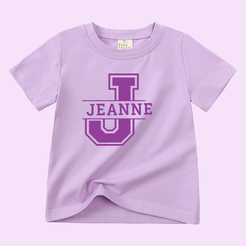 Personalized Kid Cozy Soft Color T-Shirt | inTee05