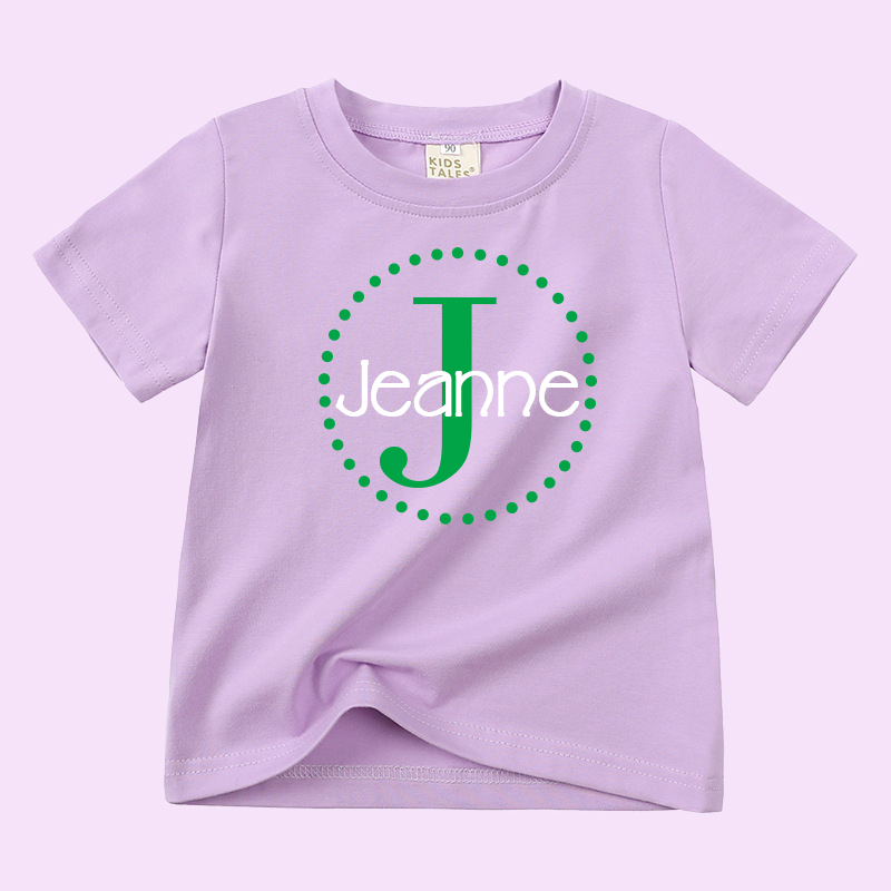 Personalized Kid Cozy Soft Color T-Shirt | inTee06