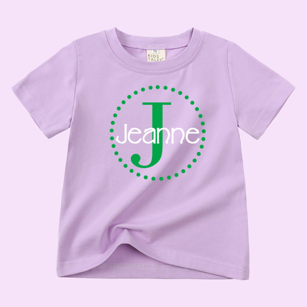 Personalized Kid Cozy Soft Color T-Shirt | inTee06