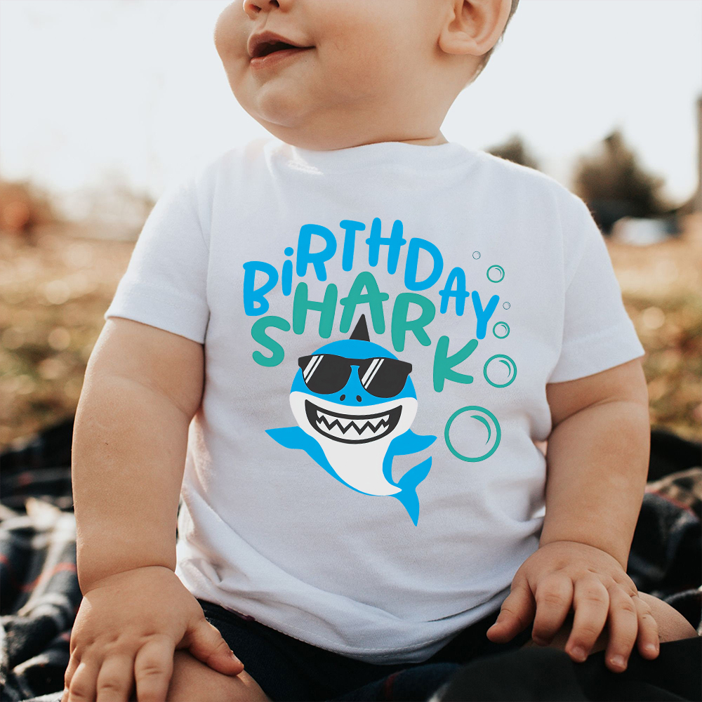 Personalized Shark Birthday T-Shirt | inBirth31