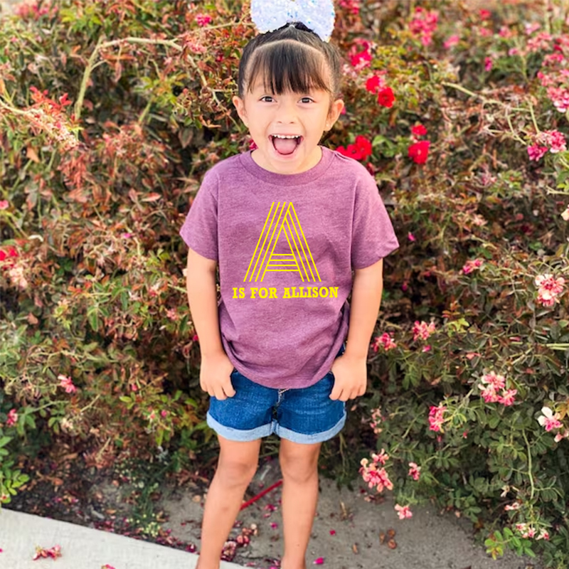 Personalized Kid Cozy Soft Color T-Shirt | inTee02