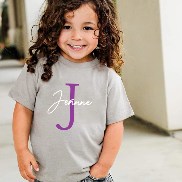 Personalized Kid Cozy Soft Color T-Shirt | inTee03