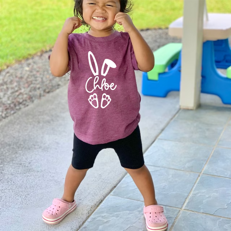 Personalized Kid Cozy Soft Easter T-Shirt | inTee07