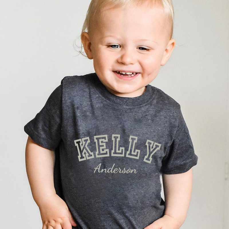 Personalized Kid Puff Vinyl Cozy Soft T-Shirt | inTee08