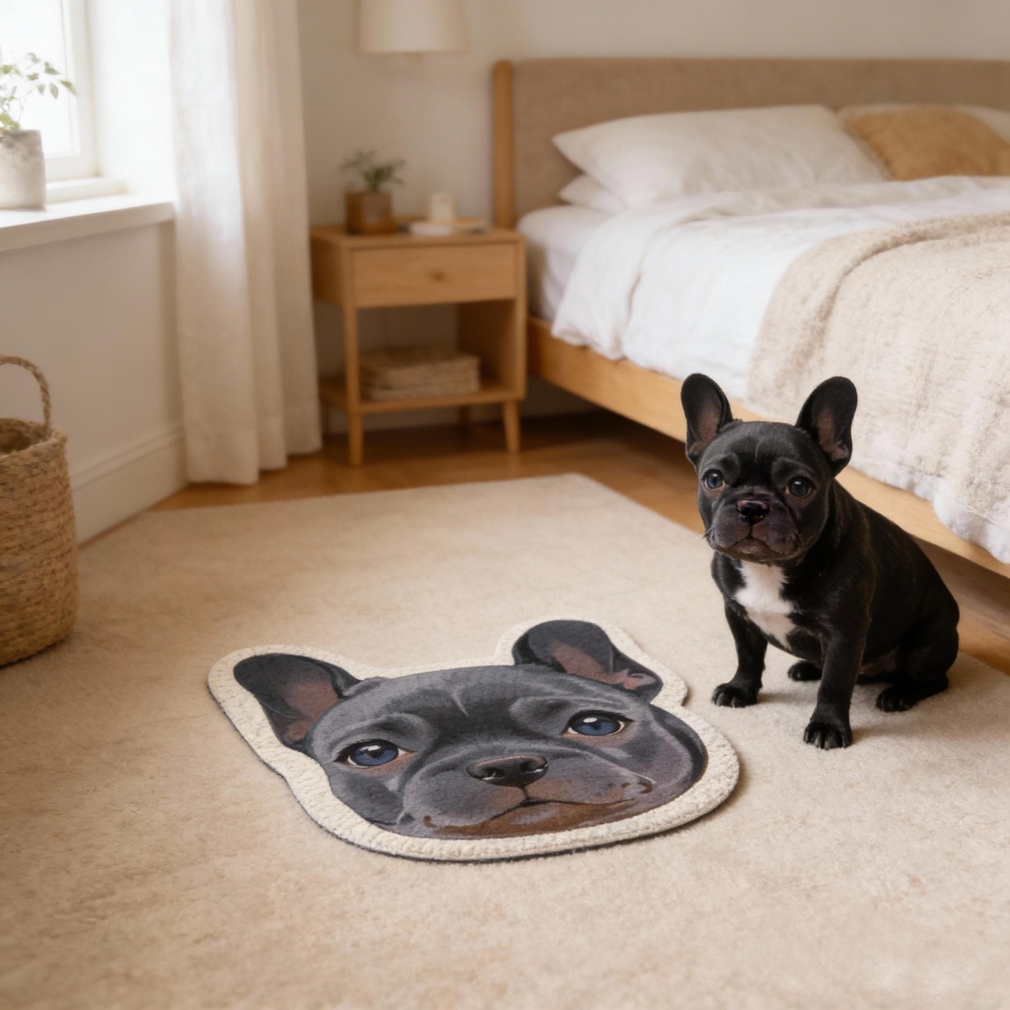 Personalized Lovely Pet Face Tufted Carpet | KKPet414