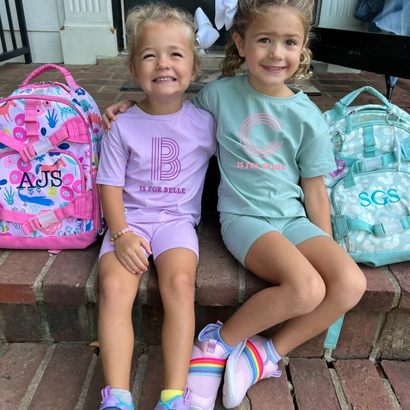 Personalized Kid Cozy Color Short Outfit Set | inSet41