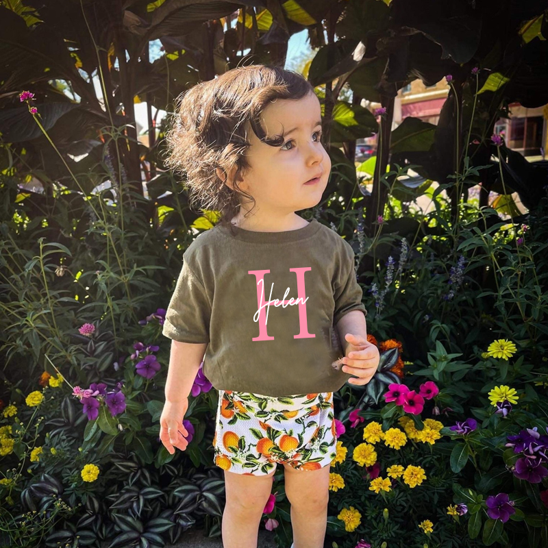 Personalized Kid Cozy Soft Color T-Shirt | inTee03