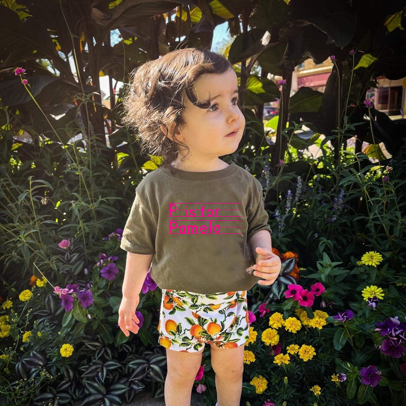 Personalized Kid Cozy Soft Color T-Shirt | inTee04