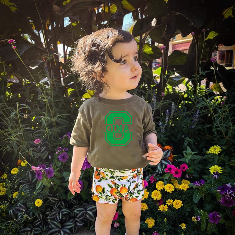 Personalized Kid Cozy Soft Color T-Shirt | inTee05