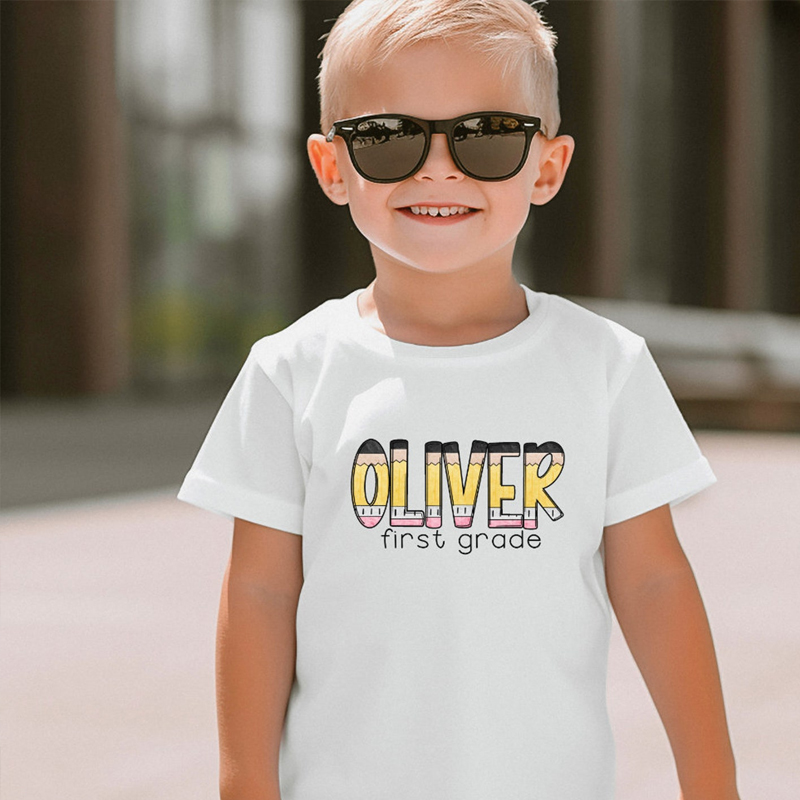 Personalized Kid Cozy Back to School T-Shirt | inTee10